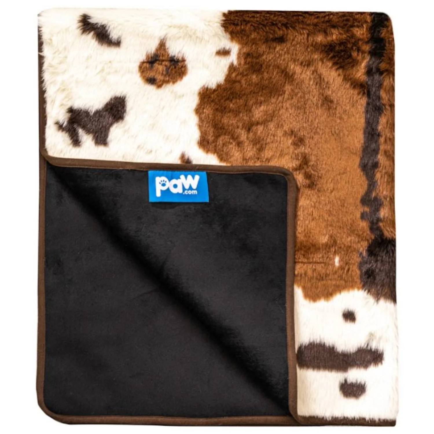 PAW PUPPROTECTOR WATERPROOF THROW BLANKET - BROWN FAUX COWHIDE - Image 2