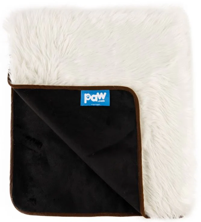 PAW PUPPROTECTOR WATERPROOF THROW BLANKET - POLAR WHITE