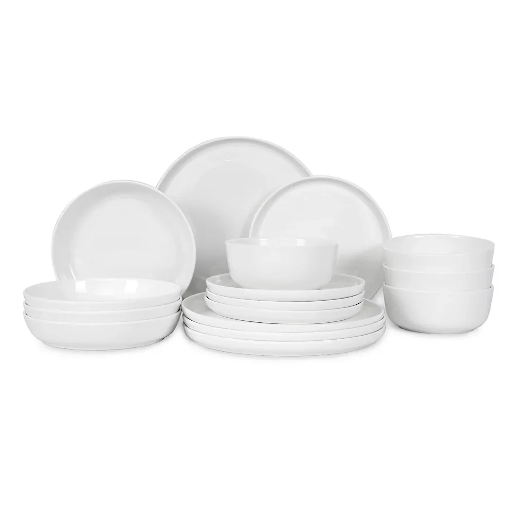 TABLE12 NATURAL WHITE 16PC DINNERWARE SET