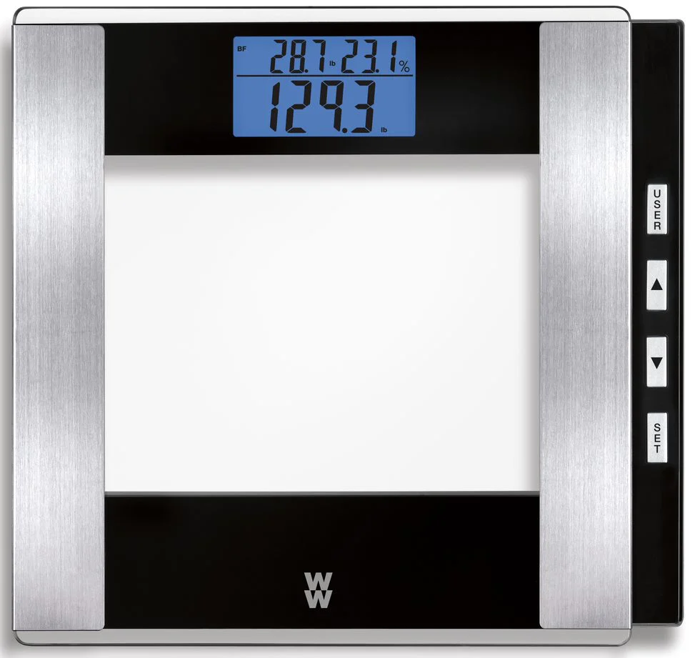 CONAIR WW DIGITAL BODY ANALYSIS SCALE WITH BLUE BACKLIGHT