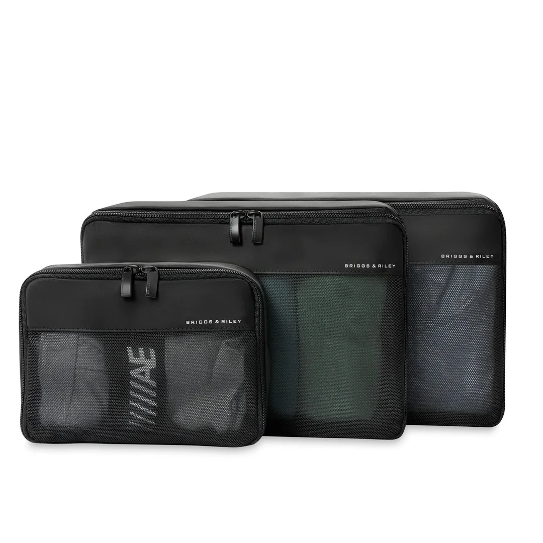 BRIGGS & RILEY CARRY-ON PACKING CUBE SET - BLACK